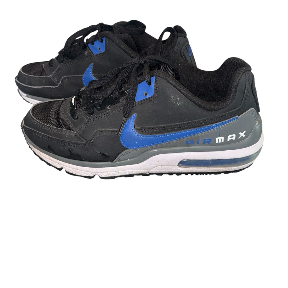 Nike Air Max Black and Blue Athletic Shoes Size 8